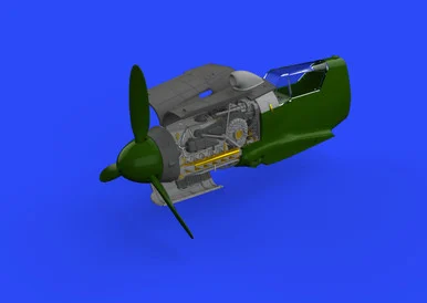 1/48 Eduard Bf 109G-10 WNF engine Brassin