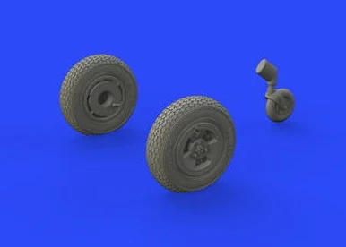 1/48 Eduard Spitfire Mk XIV Wheels 3-Spoke for AIR (Resin)