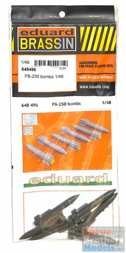 EDU648496 1:48 Eduard Brassin PB-250 Bomb Set