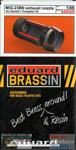 EDU648509 1:48 Eduard Brassin MiG-23BN Flogger Exhaust Nozzle (EDU/TRP kit)
