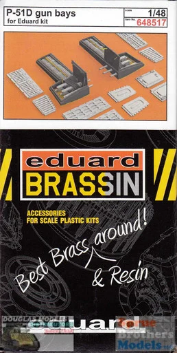 EDU648517 1:48 Eduard Brassin P-51D Mustang Gun Bays Set (EDU kit)