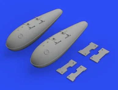 1/48 Eduard P-51D 110 Gallon Fuel Tank for EDU (PE. Decals & Resin)