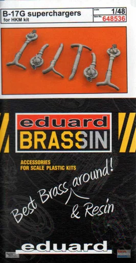 EDU648536 1:48 Eduard Brassin B-17G Flying Fortress Superchargers (HKM kit)