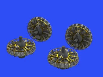 1/48 Eduard B-17G Engines for HKM (PE & Resin)
