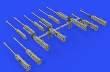 1/48 Eduard B-17G Guns for HKM (PE & Resin)