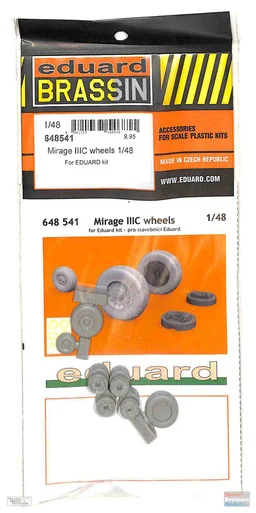 EDU648541 1:48 Eduard Mirage IIIC Wheels (EDU kit)