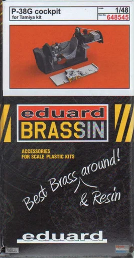 EDU648545 1:48 Eduard Brassin P-38G Lightning Cockpit (TAM kit)