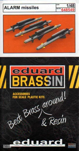 EDU648549 1:48 Eduard Brassin ALARM Missile Set (4 pcs)