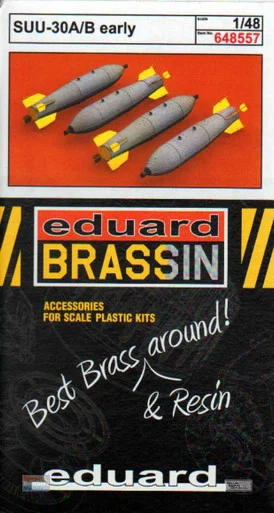 EDU648557 1:48 Eduard Brassin SUU-30A/B Early Cluster Bomb Set