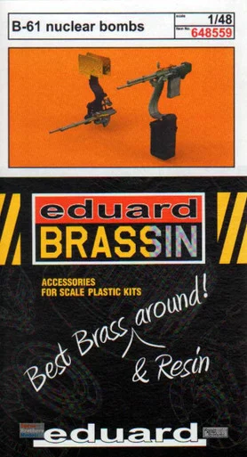 EDU648559 1:48 Eduard Brassin B-61 Nuclear Bomb Set
