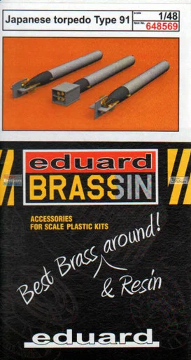 EDU648569 1:48 Eduard Brassin Japanese Torpedo Type 91 Set