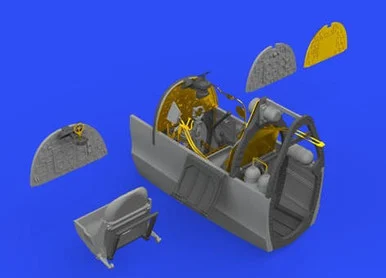 1/48 Eduard Spitfire Mk I Cockpit for EDU (PE & Resin)