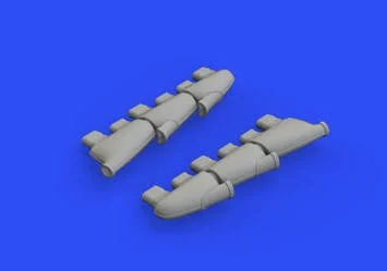 1/48 Eduard Spitfire Mk I Exhaust Stacks for EDU (Resin)