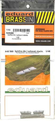 EDU648580 1:48 Eduard Brassin Spitfire Mk.I Exhaust Stacks (EDU kit)