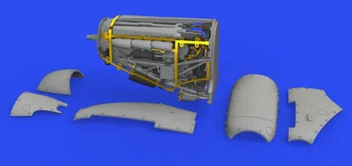 1/48 Eduard Spitfire Mk I Engine for EDU (PE & Resin)