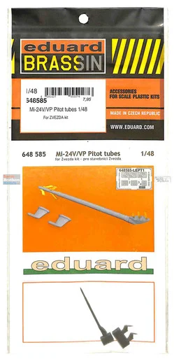 EDU648585 1:48 Eduard Brassin Mi-24V/VP Hind Pitot Tubes (ZVE kit)