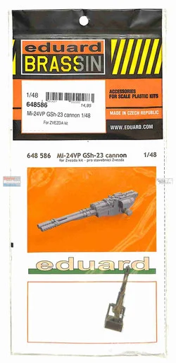EDU648586 1:48 Eduard Brassin Mi-24VP Hind GSh-23 Cannon (ZVE kit)