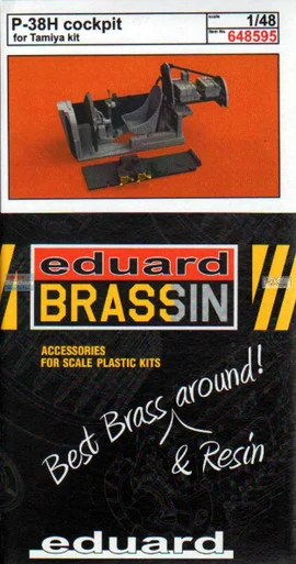 EDU648595 1:48 Eduard Brassin P-38H Lightning Cockpit Set (TAM kit)