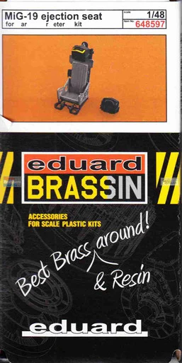 EDU648597 1:48 Eduard MiG-19 Farmer Ejection Seat Set (TRP/EDU kit)