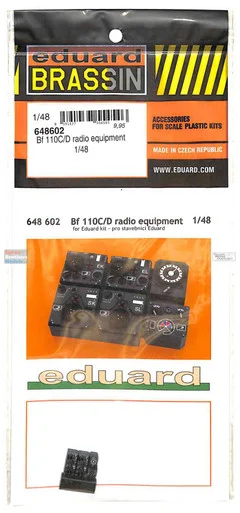 EDU648602 1:48 Eduard Brassin Bf110C Bf110D Radio Equipment (EDU kit)