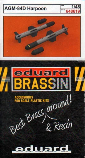 EDU648619 1:48 Eduard Brassin AGM-84D Harpoon Set