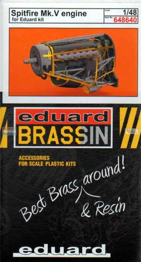 EDU648640 1:48 Eduard Brassin Spitfire Mk.V Engine Set (EDU kit)