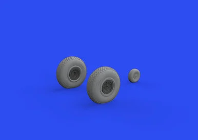 1/48 Eduard Brassin B-17 wheels block tread for HKM