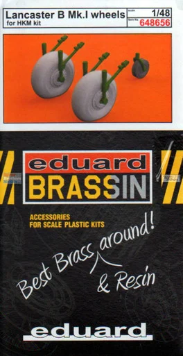 EDU648656 1:48 Eduard Brassin Lancaster B Mk.I Wheels (HKM kit)