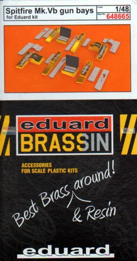 EDU648665 1:48 Eduard Brassin Spitfire Mk.Vb Gun Bays (EDU kit)