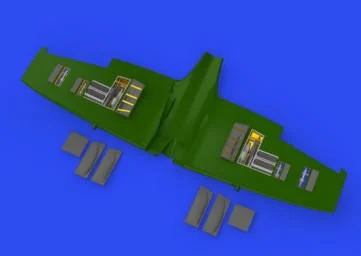 1/48 Eduard Spitfire Mk Vc Gun Bays for EDU (PE & Resin)