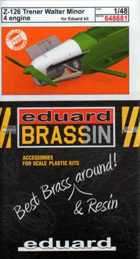EDU648681 1:48 Eduard Brassin Print - Z-126 Trener Walter Minor 4 Engine (EDU kit)