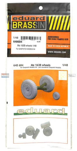 EDU648684 1:48 Eduard Brassin Me163B Wheels (GPT kit)
