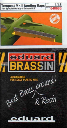 EDU648686 1:48 Eduard Brassin Print - Tempest Mk.II Landing Flaps (EDU/SPH kit)