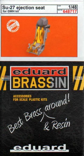 EDU648717 1:48 Eduard Brassin Print Su-27 Flanker Ejection Seat (GWH kit)
