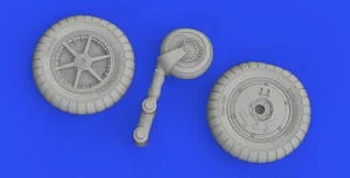 1/48 Eduard Bf109G4 Wheels for EDU (Mask & Resin)