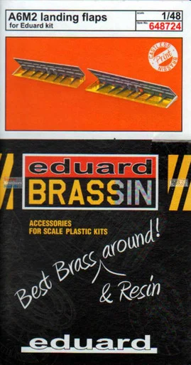 EDU648724 1:48 Eduard Brassin Print - A6M2 Zero Landing Flaps (EDU kit)