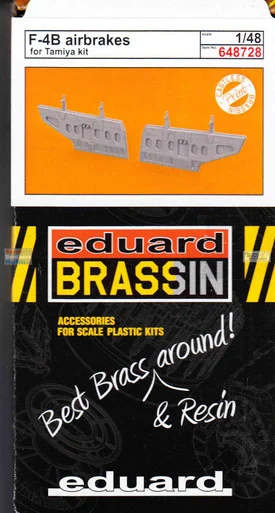 EDU648728 1:48 Eduard Brassin Print F-4B Phantom II Airbrakes (TAM kit)