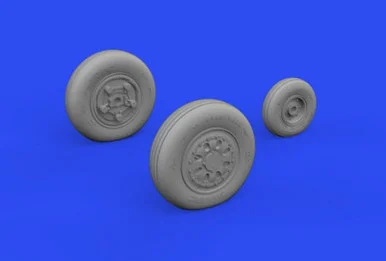 1/48 Eduard F-15C/D/J/N Wheels for LNR (Mask & Resin)