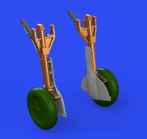 1/48 Eduard F6F Undercarriage Legs for EDU (Bronze & Resin)