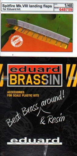 EDU648759 1:48 Eduard Brassin Print - Spitfire Mk.VIII Landing Flaps (EDU kit)