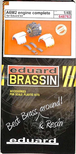 EDU648763 1:48 Eduard Brassin Print - Complete A6M2 Zero Engine (EDU kit)