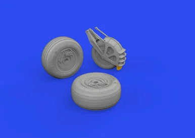 1/48 Eduard Brassin Su-25 wheels for Zvezda