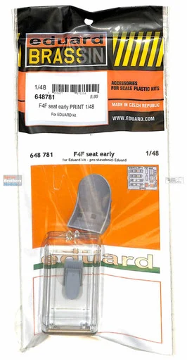 EDU648781 1:48 Eduard Brassin Print - F4F-3 Wildcat Early Seat (EDU kit)