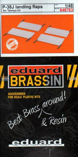 EDU648783 1:48 Eduard Brassin Print - P-38J Lightning Landing Flaps Set (TAM kit)