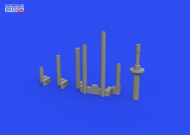 EDU648789 - 1/48 Eduard P-38J gun barrels PRINT