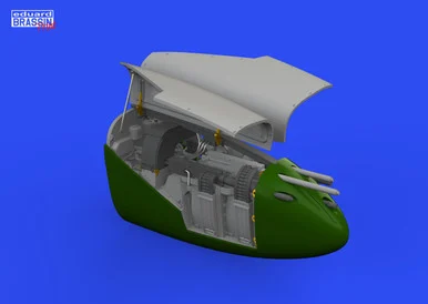 EDU648790 - 1/48 Eduard P-38J nose gun bay PRINT