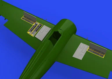 1/48 Eduard Brassin F4F-3 gun bays Print for Eduard