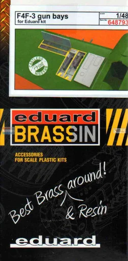 EDU648793 1:48 Eduard Brassin Print - F4F-3 Wildcat Gun Bay Set (EDU kit)