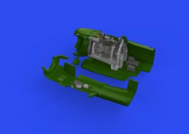 1/48 Eduard Brassin A6M3 cockpit Print for Eduard