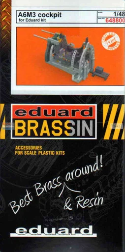 EDU648800 1:48 Eduard Brassin Print - A6M3 Zero Cockpit Set (EDU kit)